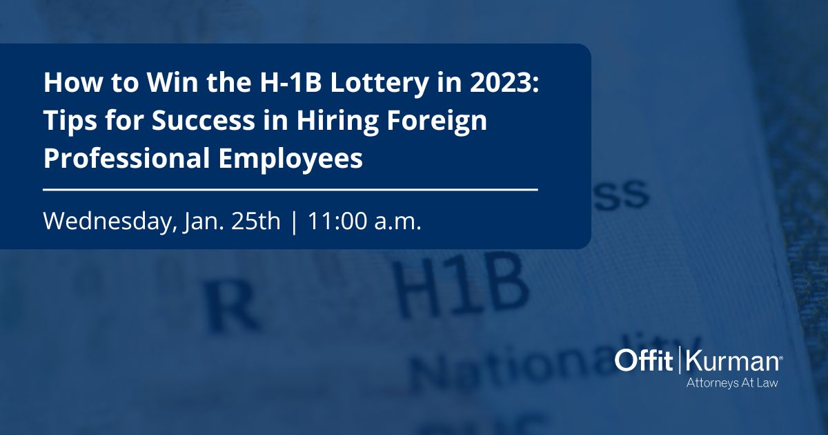 How to Win the H-1B Lottery in 2023
