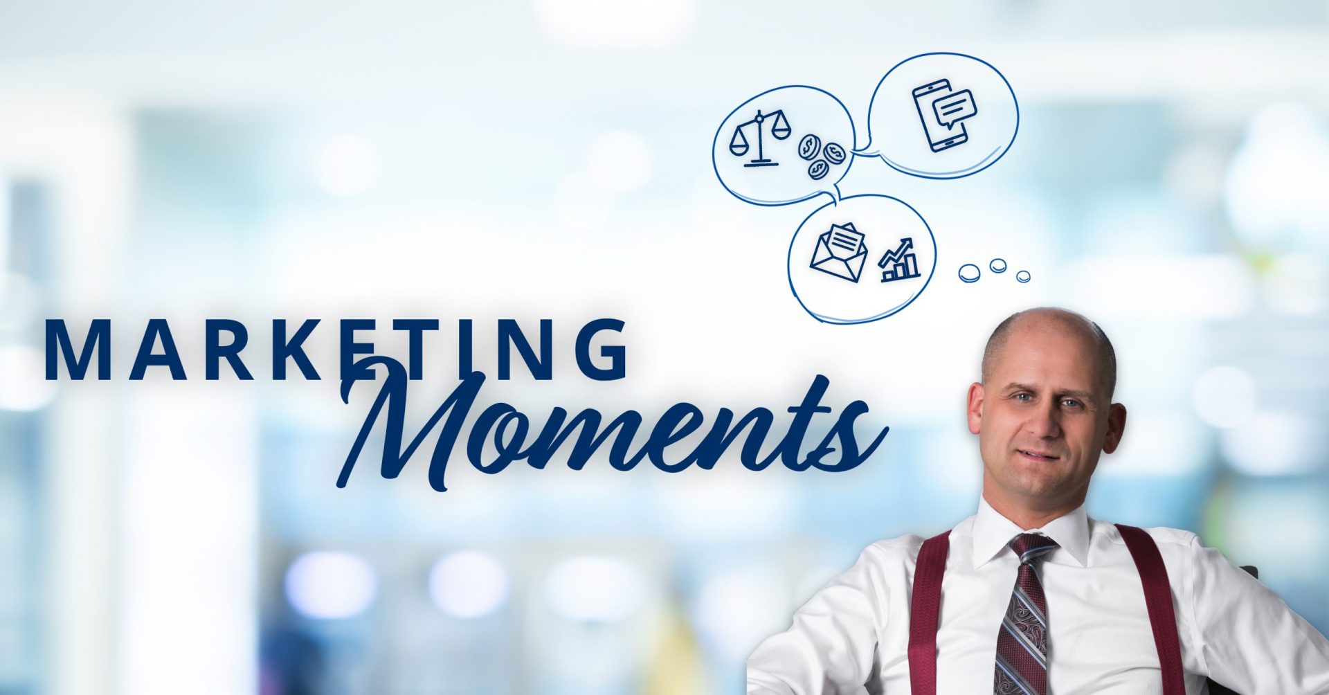Marketing Moments podcast cover featuring attorney Thomas Repczynski