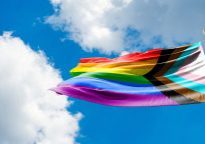 Progress LGBTQ rainbow flag