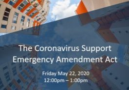 Coronavirus Support Emergency Amendment Act 5.22.20