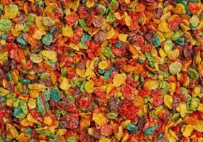 Stock Photo ID: 125019005 Multicolored cereal closeup.