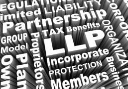 Llp,Limited,Liability,Partnership,Business,Model,Words,3d,Render,Illustration