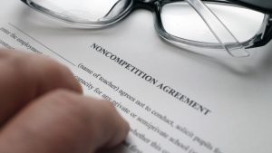 Finger tapping on non competition agreement